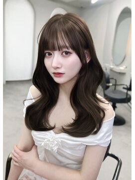 リッカ(LICCA) 【Rina】ゆるふわ韓国ヘア/前髪/ブラウンベージュ