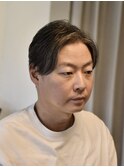 大人毛流れセンターパート【メンズカット/ヘア/倉敷/中島】