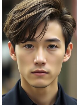 メンズエス 天満扇町(mens esu) yaナチュラルパーマスタイル/ハイライト/レイヤーカット