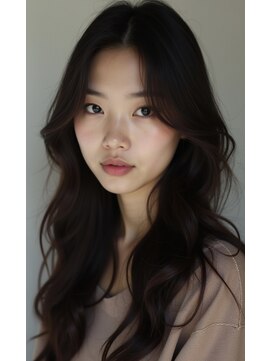 エス 天満扇町(esu) yaダークブラウンカラー/レイヤーカット/顔周りカット