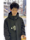 癖毛を活かす無造作ヘア