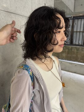 キーチェ 梅田中崎町(keych) レイヤーカット/ウェーブミディアム[中崎町/梅田駅］