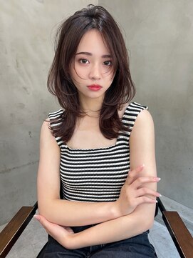 エイミー(Aimee) Aimee町田　レイヤーカット×ココアブラウン