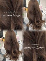 アマトウキョウスマートサロン(AMA TOKYO×Smart Salon)&nbsp;韓国ヘア　透明感　マロンベージュ