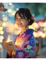 エーティーヘアコレクション 自由が丘(AT.hair collection)&nbsp;浴衣ヘアセット