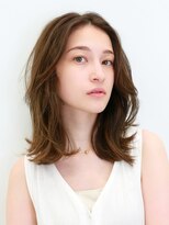 ラフィス ヘアー サニー 淡路店(La fith hair sunny)&nbsp;【La fith】くびれミディアム×センターパート