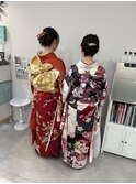 振袖着付け