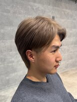 ルイス(L'wis)&nbsp;初ブリーチ必見 グレージュ ベージュ 渋谷 メンズハイトーン