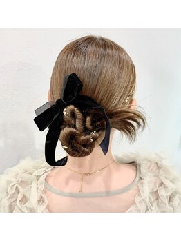 ネオココ(NeocoCO)の写真/【特別な日を誰よりも華やかに】結婚式や二次会、シーンに合わせたヘアセットで、周りの視線を独り占め♪