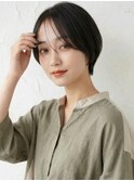 黒髪似合わせカット耳かけ小顔クールショートA13浦和20代30代