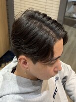 レーヴ(Reve)&nbsp;MEN'S HAIR/曲がる縮毛矯正/リバースセンターパート/目黒/品川