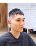 フェードショート　バーバスタイル　クロップカット