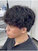 シャドウパーマ/無造作パーマ/ルーズパーマ/メンズマッシュ/渋谷