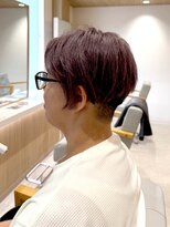 アビエブラン 若江岩田(abije blanc)&nbsp;ボルドー刈り上げマッシュショート【若江岩田】