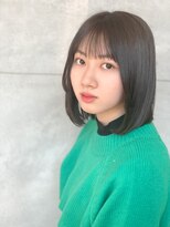 ヘアアンドアイラッシュ ココアンジェ くりえいと宗像店(Coco Ange) ナチュラルBOB