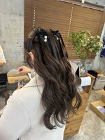 アンドライフ 市原店(AND LIFE)&nbsp;お呼ばれに♪リボンハーフアップ