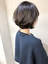 マッシュショート_丸みショート無造作カールボブディ