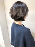 マッシュショート_丸みショート無造作カールボブディ