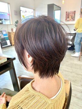 オレンジ(orange) 【orange大分賀来】耳かけショートレイヤースタイル