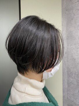 カームバイリコ 学芸大学(calm by liko) 襟足スッキリショート/ショートスタイル/ハンサムショート/小顔