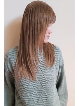 トップヘアー ガーデンヴィラ 安城(Garden Villa) ロングストレートレイヤー/ニュアンスカラー/レイヤーロング