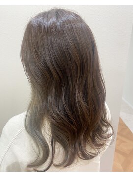 モルニ(MORNI) ショコラベージュ_マロンベージュ Aラインボブ かきあげ