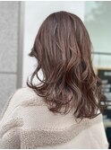 【和田寧々】アッシュブラウン／透明感カラー