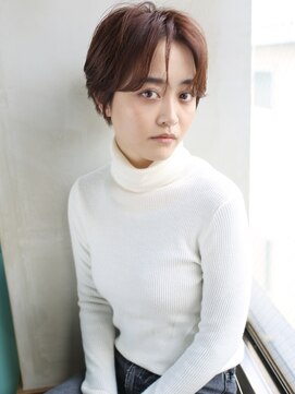 バース(BIRTH) 天神【BIRTH】艶感ハンサムショートパーマ×チェリーブラウン 7