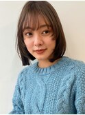 20代30代におすすめ顔まわりニュアンスボブ