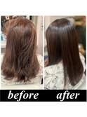 【美髪整形】異次元の最新髪質改善☆シルク酸性ストレート
