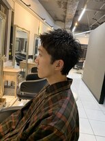 アイズ 海老名(AIZU)&nbsp;スパイキーショート　ザクザクショート　骨格矯正カット　メンズ