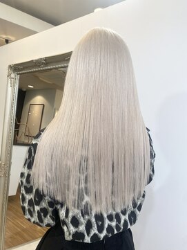 アンククロス 青山店(ANKH CROSS) 《韓国ヘア》エクステでホワイトロング（天水悠斗）