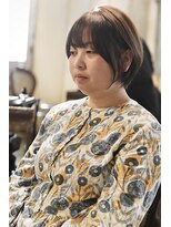 髪質改善と縮毛矯正の専門店 サンティエ(scintiller)&nbsp;大人綺麗な小顔襟足スッキリショートボブ　30代40代50代