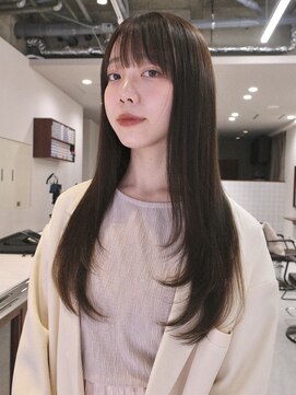 ルックアット(Look at) 【Lookat】20代30代40代レイヤーロングカーキベージュニュアンス