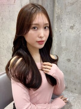 ハローバイシー 仙台(Hello by Sea) 韓国風前髪×レイヤーカット【髪質改善/仙台/レイヤーカット】