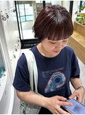 ［Ocean Hair&Life 水田］暖色系カラー×マッシュショート