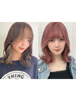 ブリーチを使いこなすカラーの専門店OPEN★人気のベージュカラーやインナーカラーで季節のイメチェンを♪