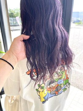 モンテヘアー(monte hair) ブリーチ×ムラサキ