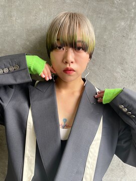 コド(codo) White × light green × black