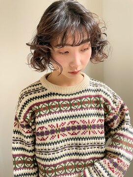 プフ 伏見(puf) [puf 伏見/丸の内/栄/名古屋]くるくるパーマボブ★鳥山