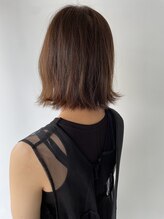 ヘアデザイン アンジェロ(Hair Design Angelo)&nbsp;外ハネボブ/マロンベージュ/20代/30代/40代