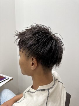 リンク(Link Hair&Spa) 【はんぞースタイル】メンズ/ベリーショート/メッシュ/ブリーチ