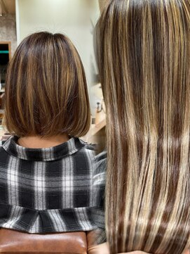 エルバイイエローコーン(ell by YELLOW CORN) 10代20代30代/シールエクステ/ハイライト/大人ギャル/横浜横須賀