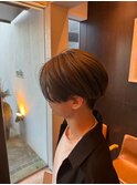 黒髪ボブルフネビージュ小顔ワンレンスペインカール