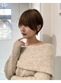 イメチェン外ハネボブ美髪ワイドバングレイヤーショート/大宮