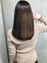 ジーナ 船橋(Zina)&nbsp;髪質改善＊ロングレイヤーグレーベージュ＊美髪【Zina船橋】