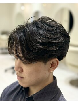 バース 梅田中崎町店(BIRTH) ニュアンスパーマフェザーパーマセンターパートワンカールパーマ