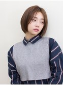 丸みボブ8/池袋美容室/髪質改善カラー/白髪ぼかし/縮毛矯正