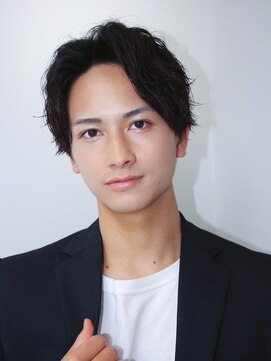 ツーダブル 豊中店(WW..) ツイストスパイラルパーマ波巻きスパイラル刈り上げマッシュ