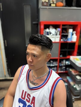 グロウヘアワークス(grow hair works) 7 3バックスタイル